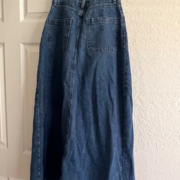 Nasty Gal Maxi Jean Skirt - Picture 3 of 3